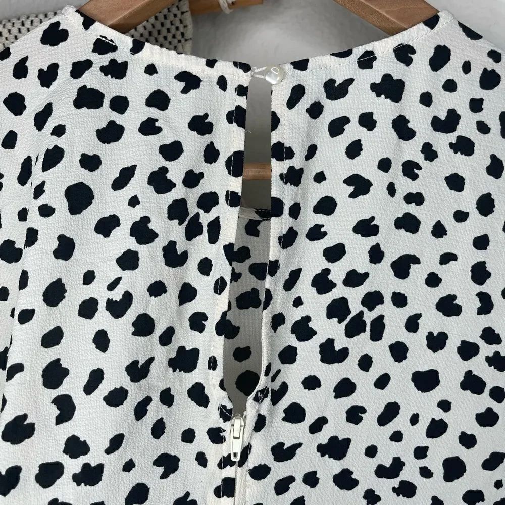 June & Hudson Leopard Spotted Top XL - Picture 6 of 7